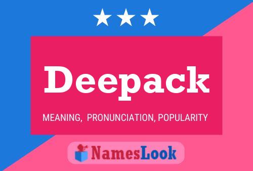 Póster del nombre Deepack