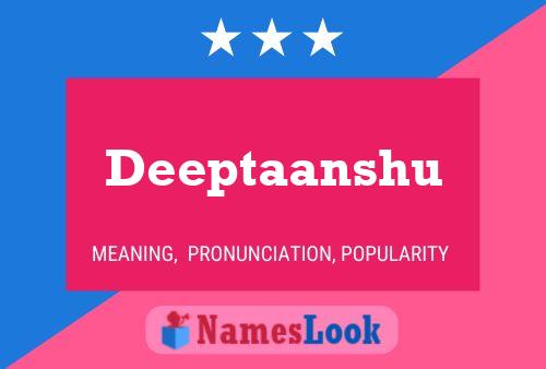 Póster del nombre Deeptaanshu