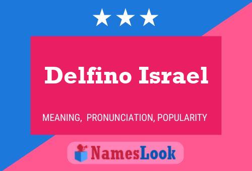 Póster del nombre Delfino Israel