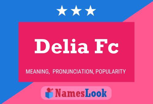 Póster del nombre Delia Fc