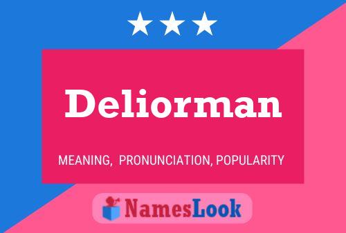 Póster del nombre Deliorman