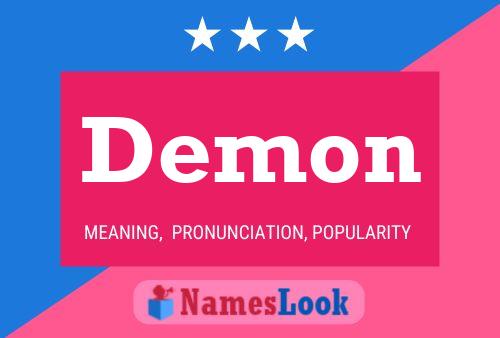 Póster del nombre Demon