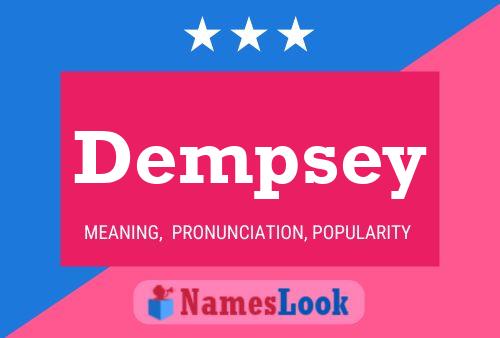 Póster del nombre Dempsey