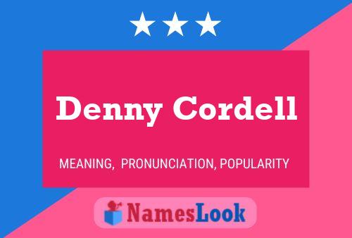 Póster del nombre Denny Cordell