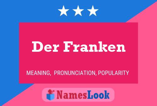 Póster del nombre Der Franken