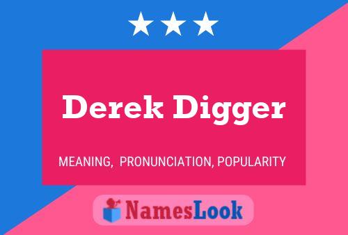 Póster del nombre Derek Digger