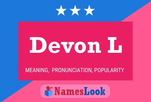 Póster del nombre Devon L