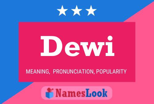 Póster del nombre Dewi