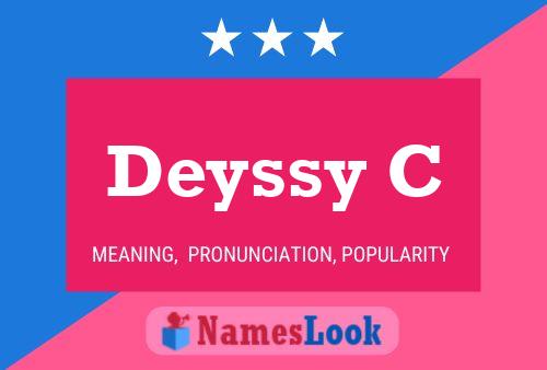 Póster del nombre Deyssy C