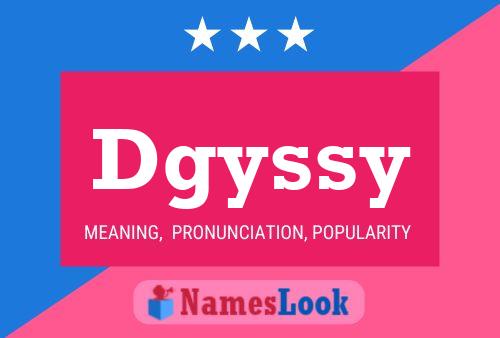 Póster del nombre Dgyssy