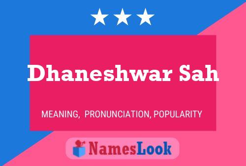 Póster del nombre Dhaneshwar Sah