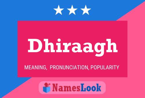 Póster del nombre Dhiraagh