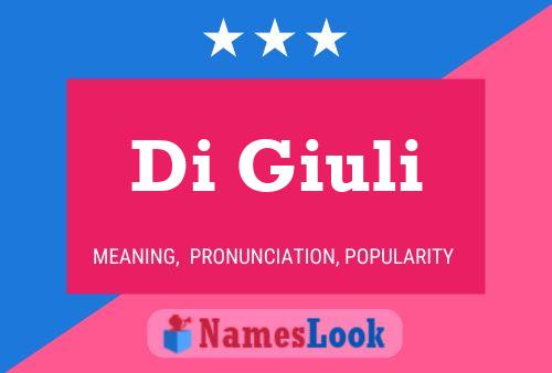 Póster del nombre Di Giuli