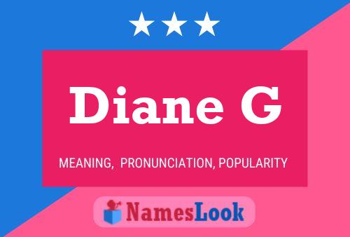 Póster del nombre Diane G