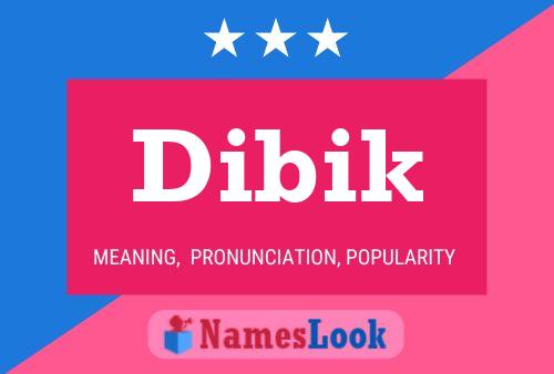 Póster del nombre Dibik