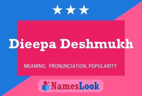 Póster del nombre Dieepa Deshmukh