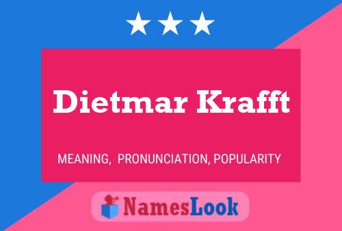 Póster del nombre Dietmar Krafft