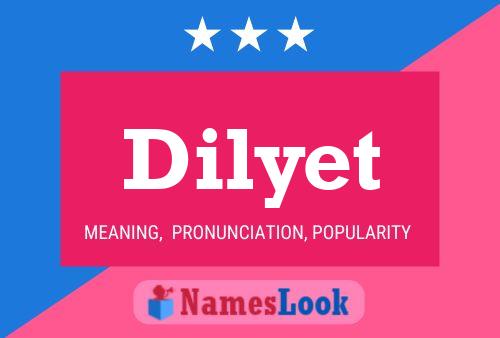 Póster del nombre Dilyet