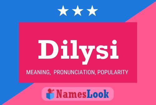 Póster del nombre Dilysi