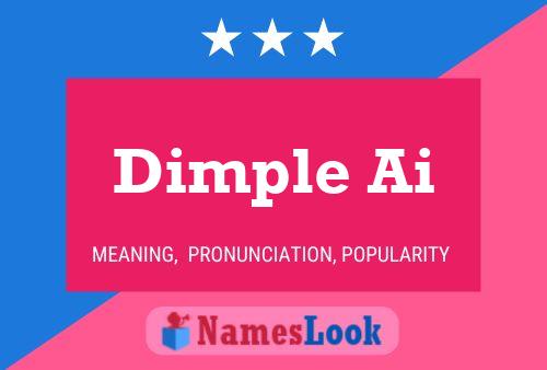 Póster del nombre Dimple Ai