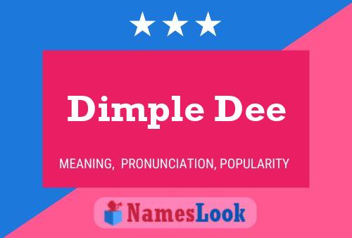 Póster del nombre Dimple Dee