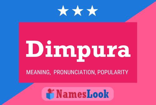 Póster del nombre Dimpura