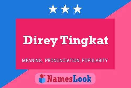 Póster del nombre Direy Tingkat