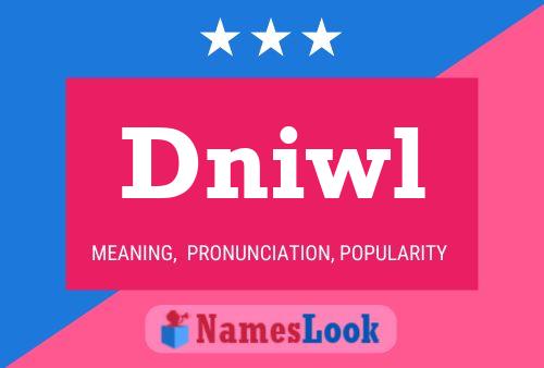 Póster del nombre Dniwl