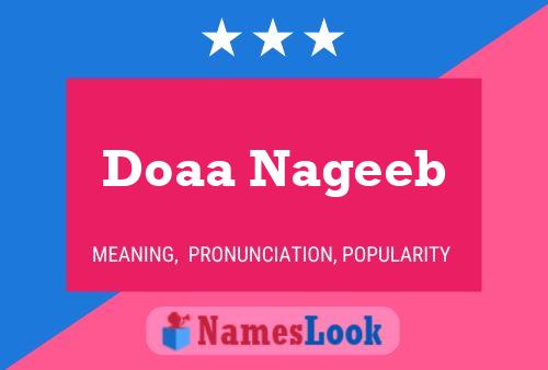 Póster del nombre Doaa Nageeb