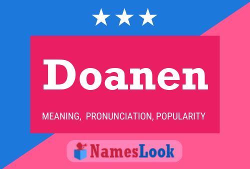 Póster del nombre Doanen