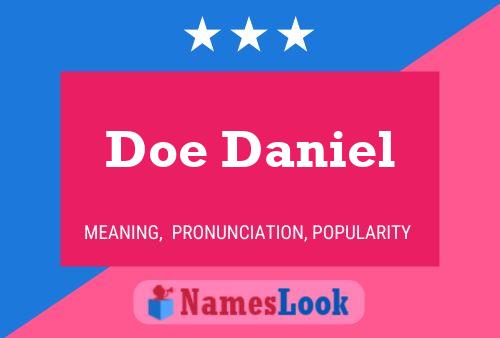 Póster del nombre Doe Daniel