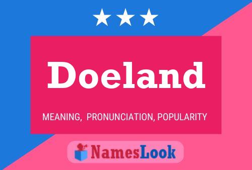 Póster del nombre Doeland