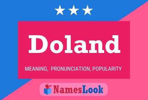 Póster del nombre Doland