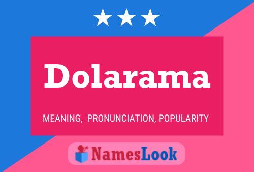 Póster del nombre Dolarama