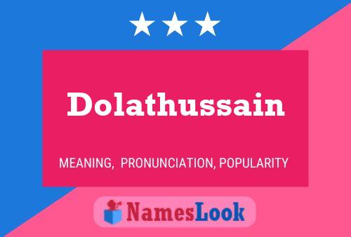 Póster del nombre Dolathussain