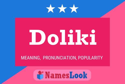 Póster del nombre Doliki