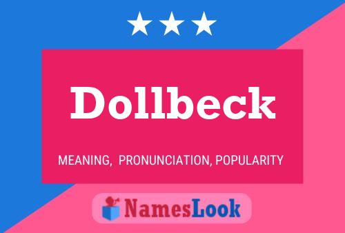 Póster del nombre Dollbeck