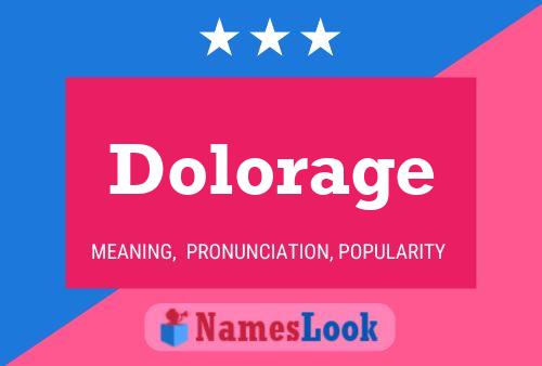 Póster del nombre Dolorage