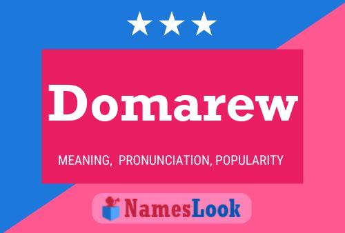 Póster del nombre Domarew