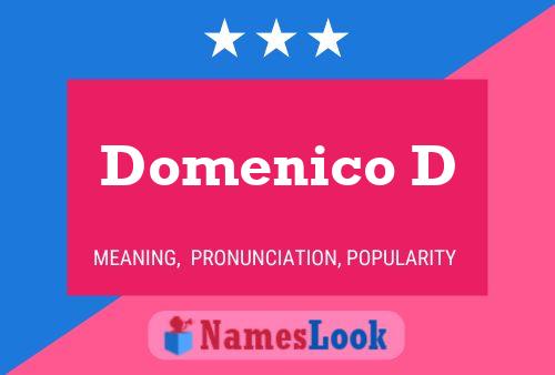 Póster del nombre Domenico D