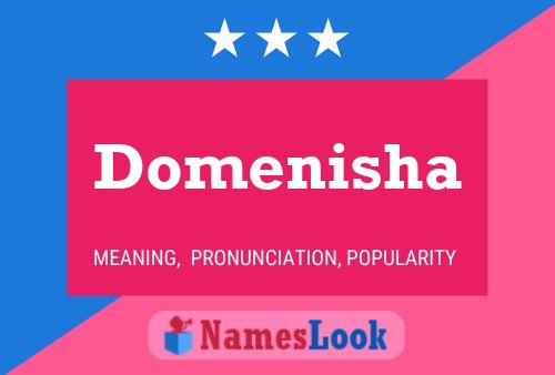 Póster del nombre Domenisha