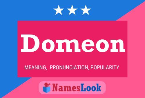 Póster del nombre Domeon