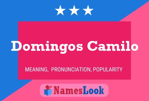 Póster del nombre Domingos Camilo