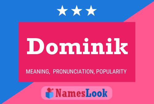 Póster del nombre Dominik