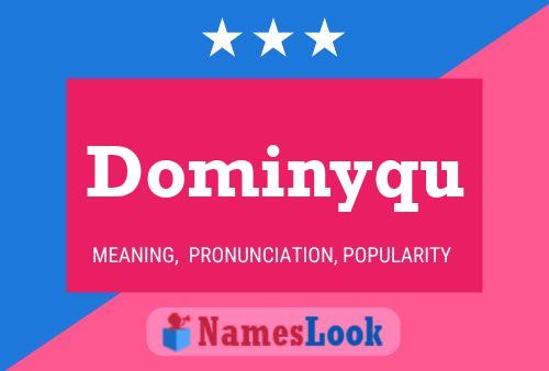 Póster del nombre Dominyqu