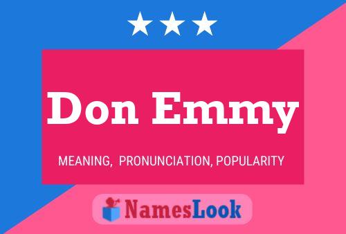 Póster del nombre Don Emmy