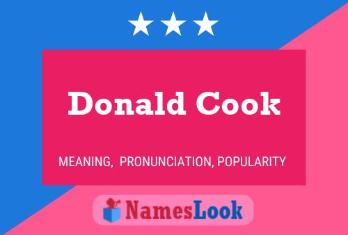 Póster del nombre Donald Cook