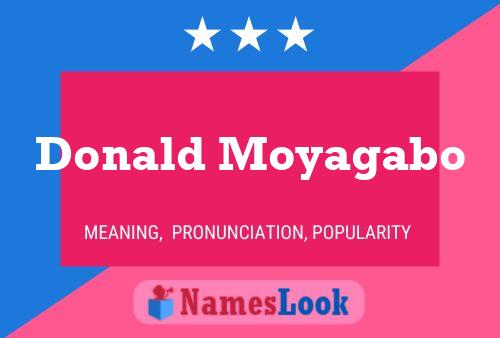 Póster del nombre Donald Moyagabo