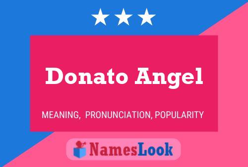 Póster del nombre Donato Angel