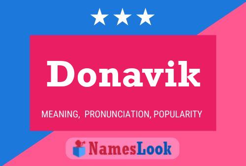 Póster del nombre Donavik